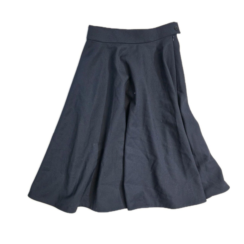 Cavour Women's Skirt 60's Navy Blue Size Small  Midi